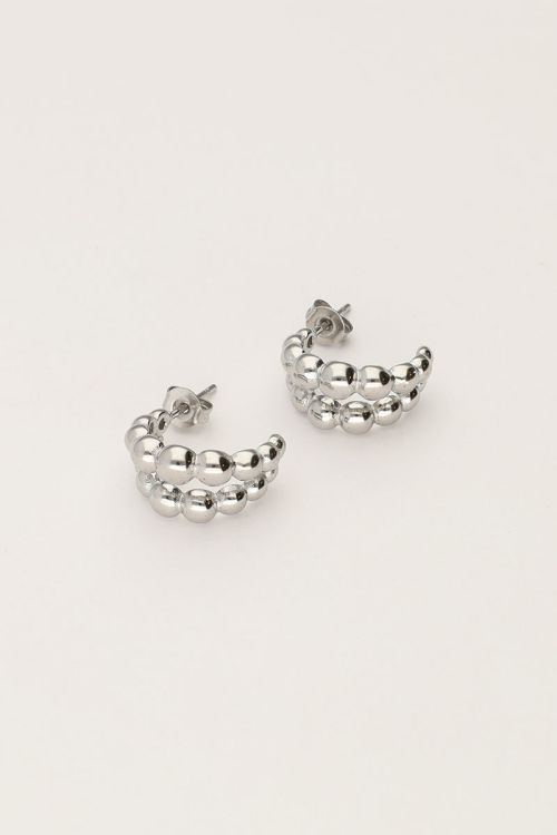 Bold double hoops with dots | My Jewellery
