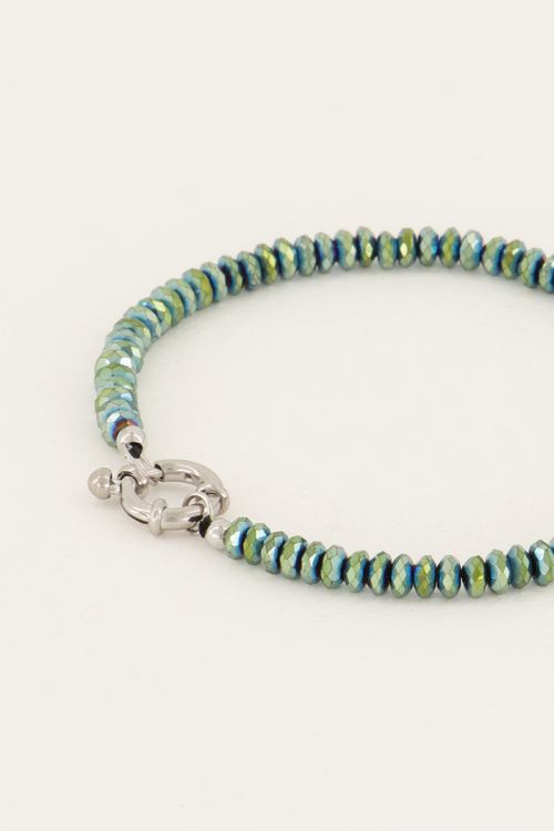 MOOD armband met groene kralen
