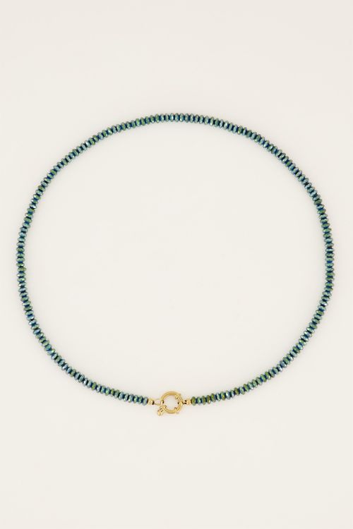MOOD ketting met groene kralen