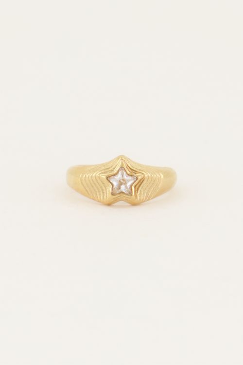 MOOD ring with transparent star | My Jewellery