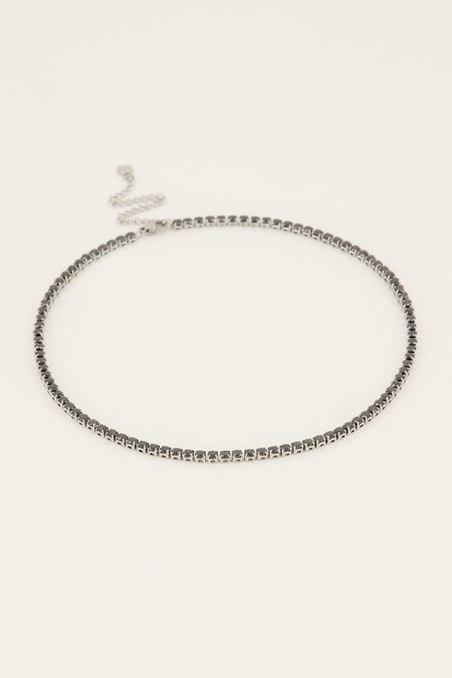 Collier MOOD pierres noires