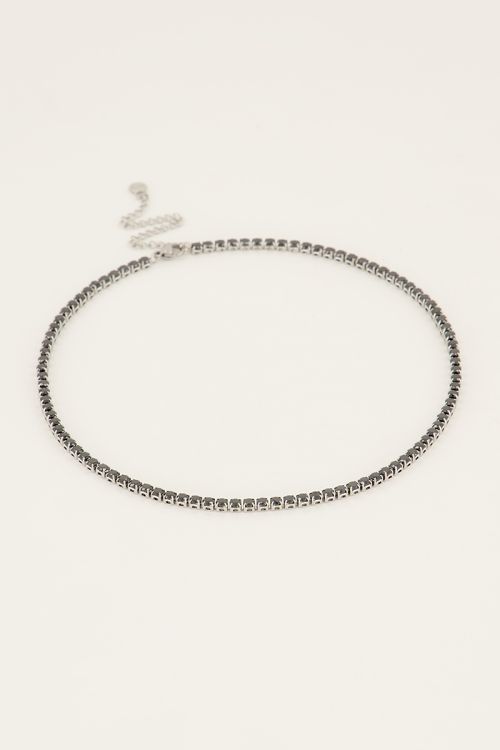 Collier MOOD pierres noires