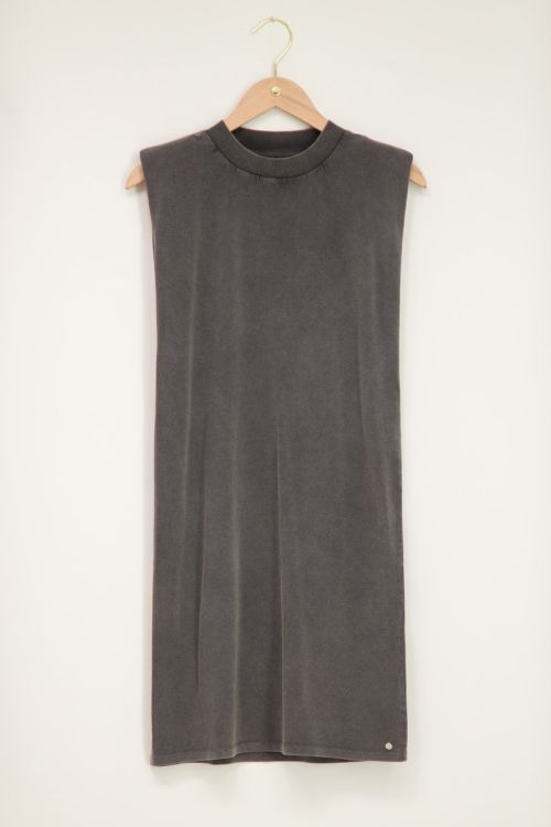 Grey T-shirt dress acid wash