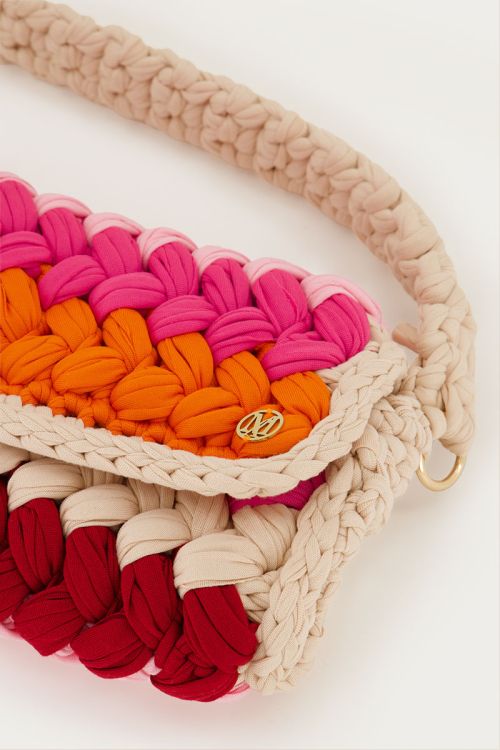 Multicolour crochet shoulder bag | My Jewellery
