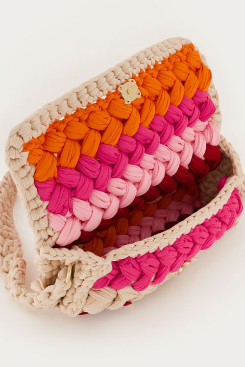 Multicolour crochet shoulder bag | My Jewellery