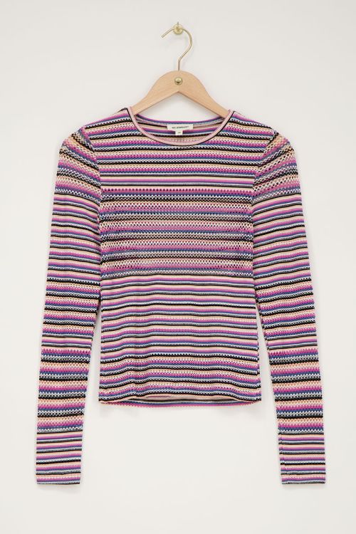 Multicoloured striped top | My Jewellery