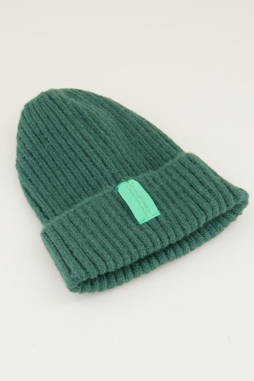 Groene winter beanie, beanie. My Jewellery