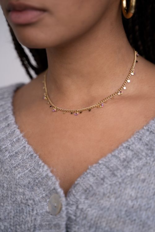 Necklace with beads & small coins | My Jewellery