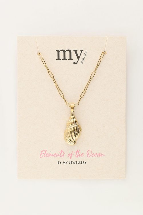 Ocean chain necklace with seashell and pearl | My Jewellery