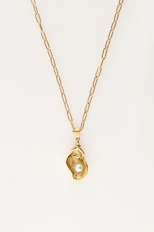 Ocean chain necklace with seashell and pearl | My Jewellery
