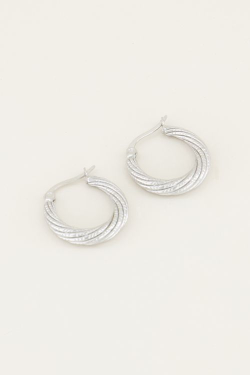 Twisted hoop pattern | Twisted earrings My Jewellery