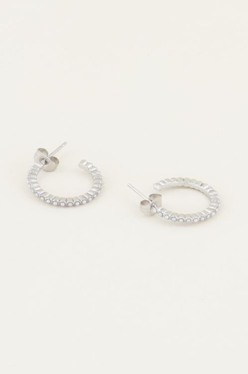 Oorringen met kleine parels My jewellery