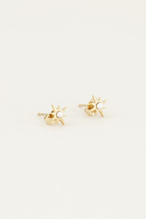 Studs with star and pearls | Studs My Jewellery