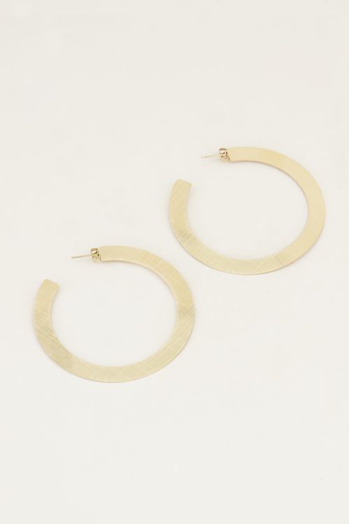Ronde statement oorhangers | Grote oorringen MY Jewellery