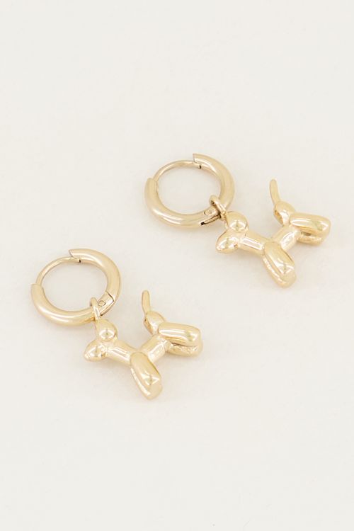 Oorringen hondje, oorbel bedel My Jewellery