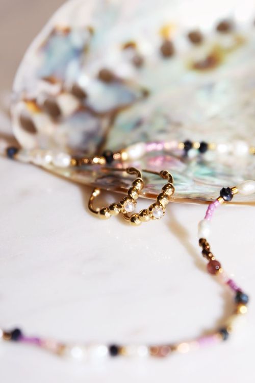 Oorringen bolletjes en parel | Parel oorbellen bij My Jewellery