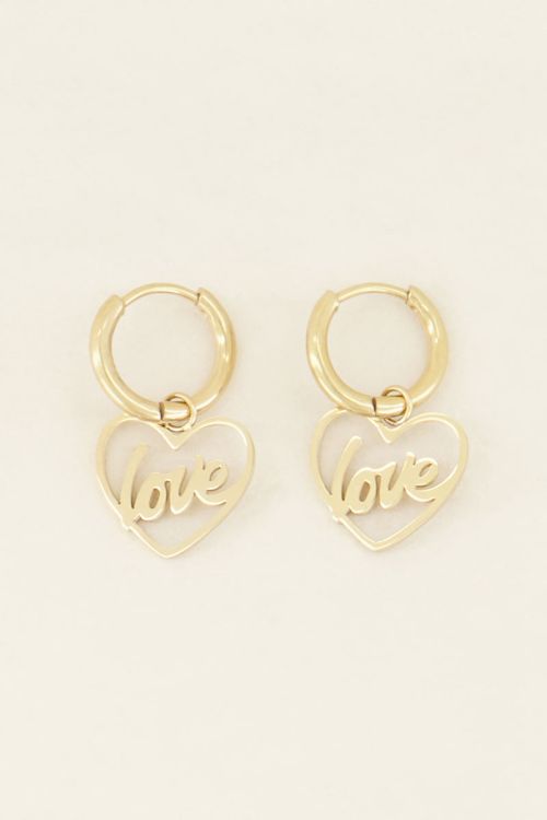 Heart love earrings | My Jewellery