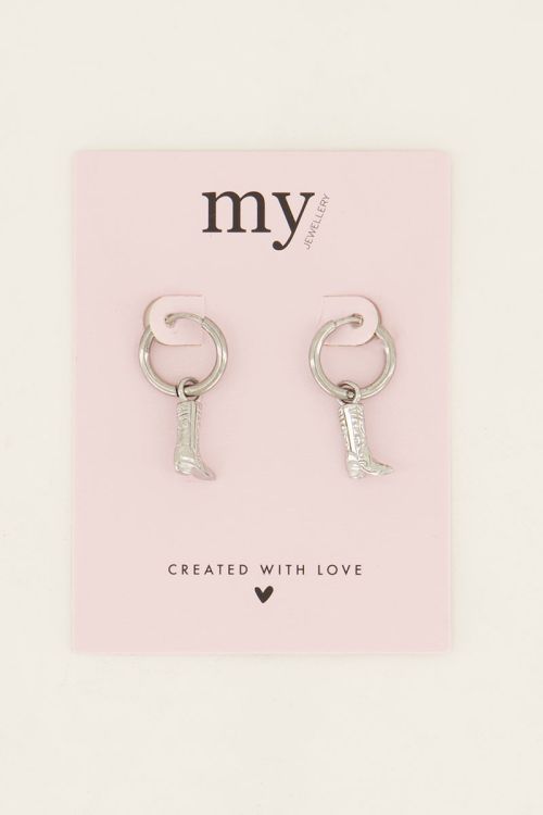 Oorringen met cowboy boots | My Jewellery