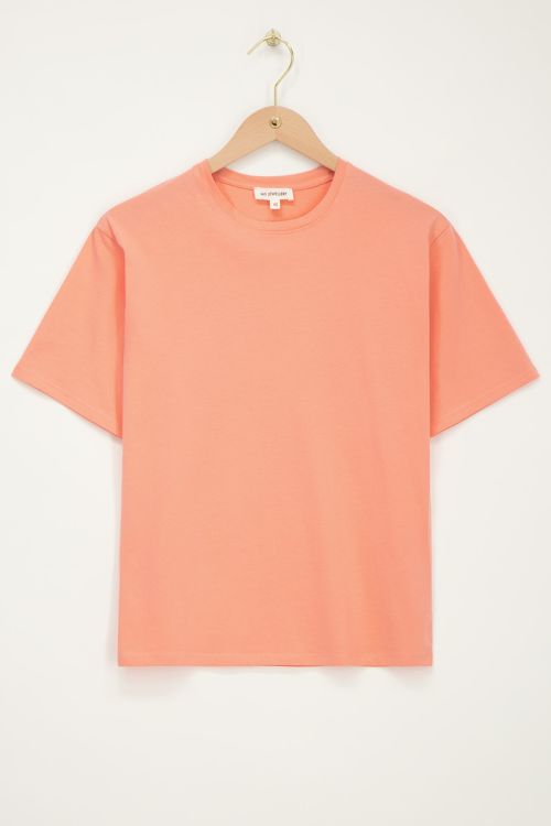 Orange T-shirt "Bonjour amour mon cheri" | My Jewellery
