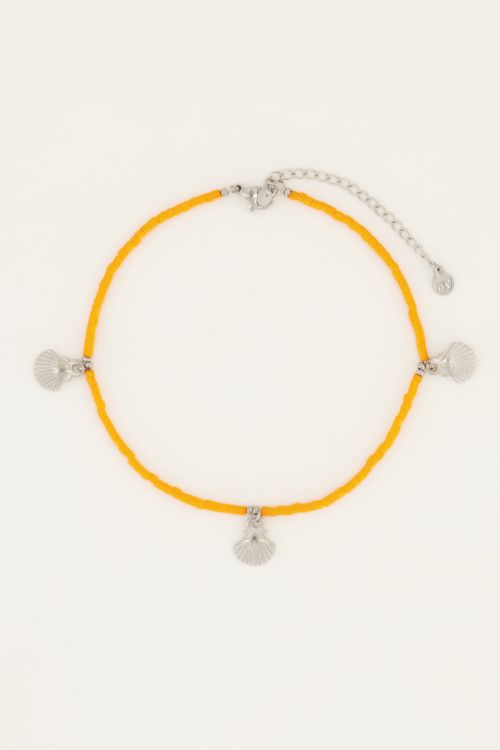 Oranje enkelbandje schelpjes