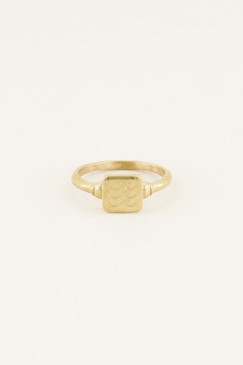 Wave signet ring | Rings | My Jewellery