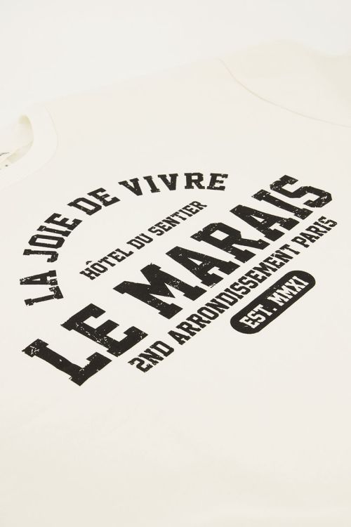 Witte sweater la joie de vivre | My Jewellery