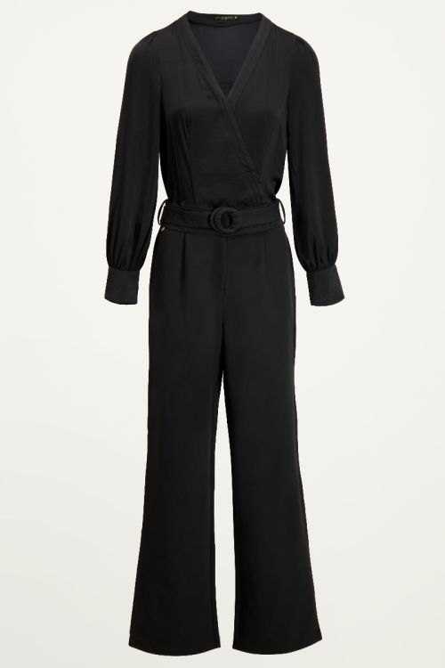 Zwarte jumpsuit met wijde pijpen | Online shoppen My Jewellery