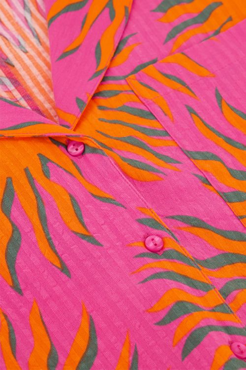 Pink blouse with sun print | My Jewellery