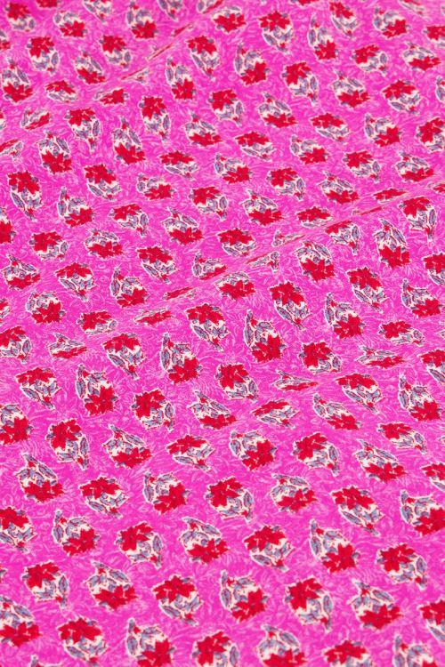Roze wikkeljurk met bikini print | My Jewellery