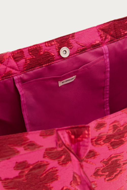 Pink jacquard tote bag | My Jewellery