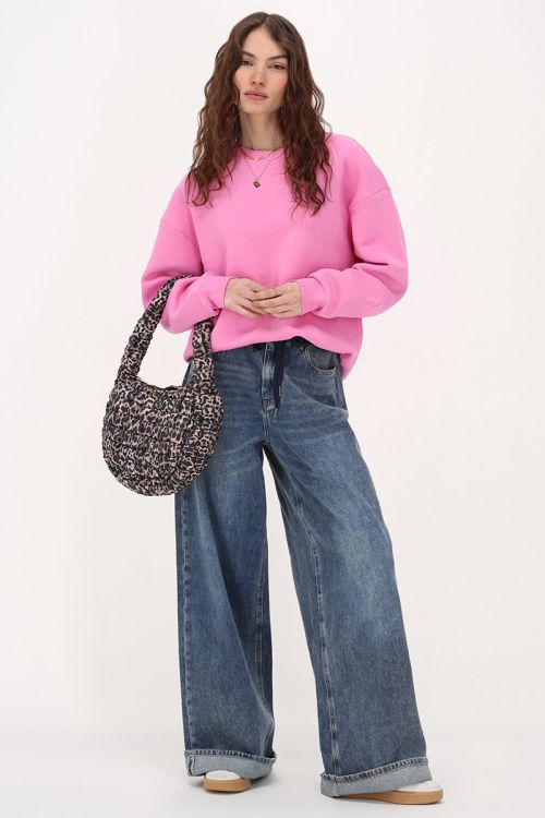Sweater pink "Bonjour amour mon chéri"
