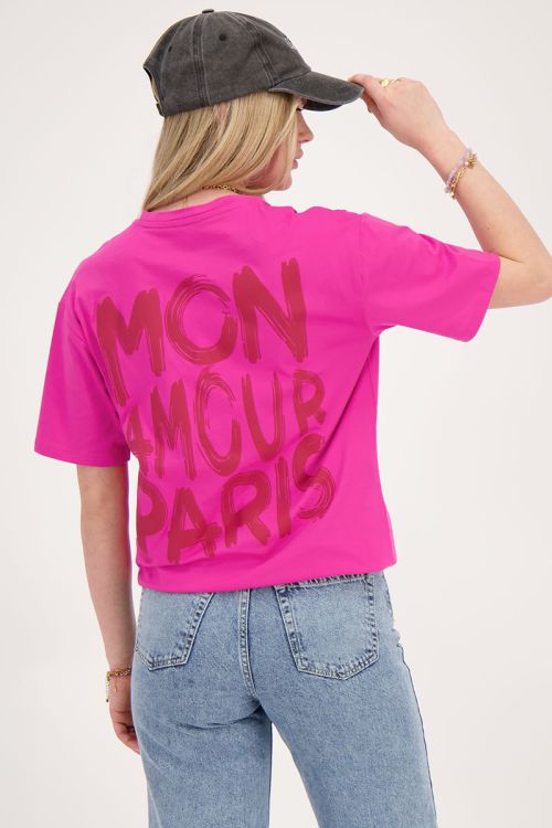 Pink T-shirt Mon amour Paris | My Jewellery