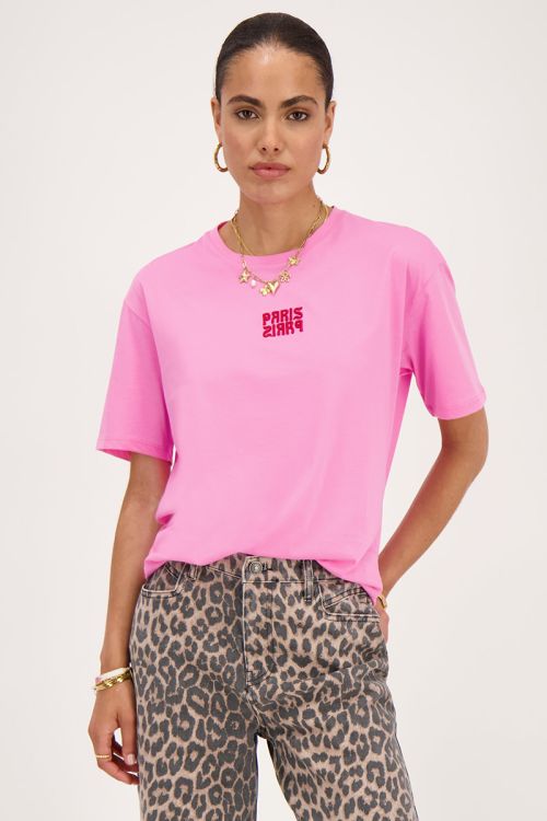 Pink T-shirt "Paris Paris" | My Jewellery