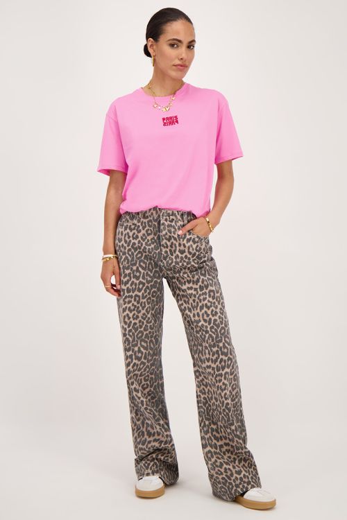Pink T-shirt "Paris Paris" | My Jewellery