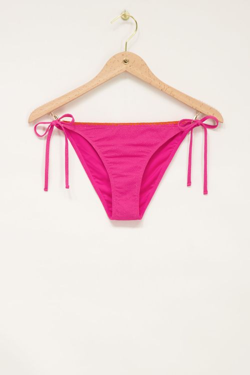 Pinke Bikini Hose mit Lurex