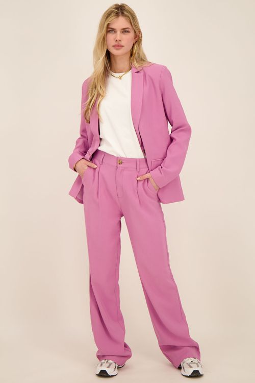 Roze pantalon wijdvallend | My Jewellery