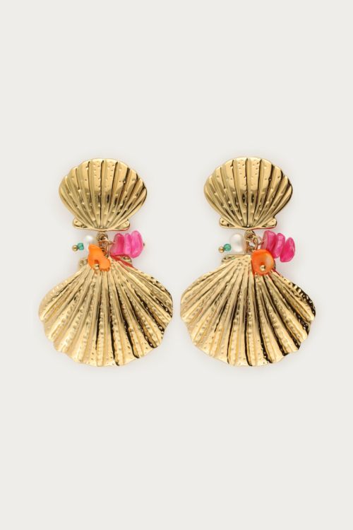 Earrings with double shell  | My Jewellery