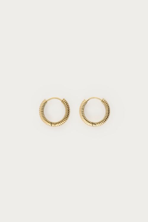 Earrings with stripes details | My Jewellery
