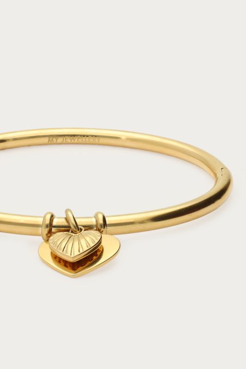 Gratitude bangle with hearts | My Jewellery