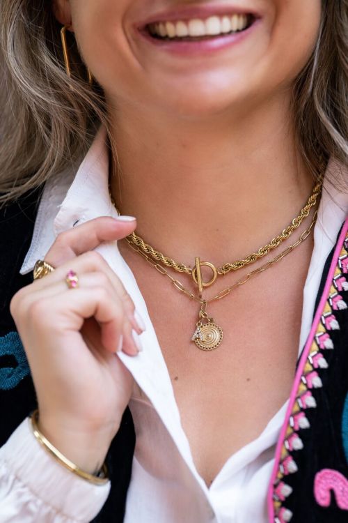 Custom bedel rond met structuur | My Jewellery