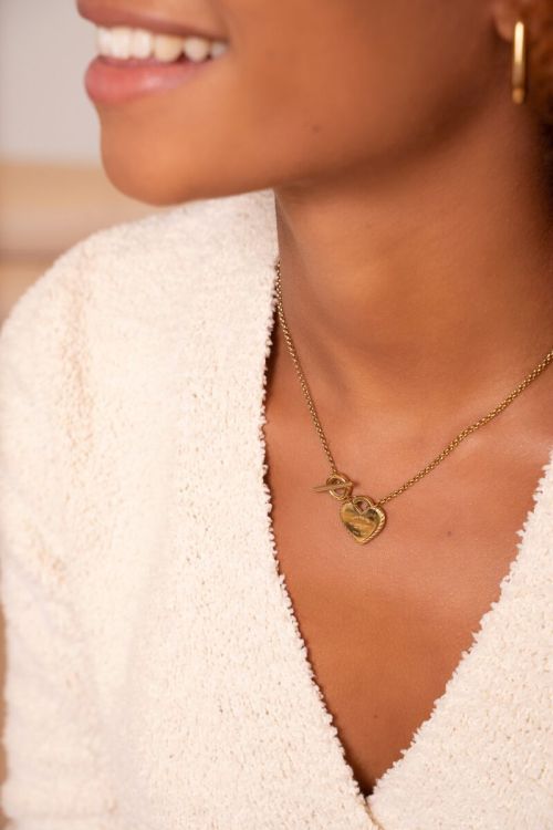 vezel Ernest Shackleton handboeien Candy ketting met hartje | My Jewellery