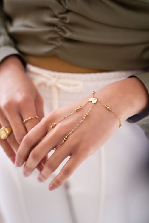 Bracelet with heart and strass | My Jewellery 