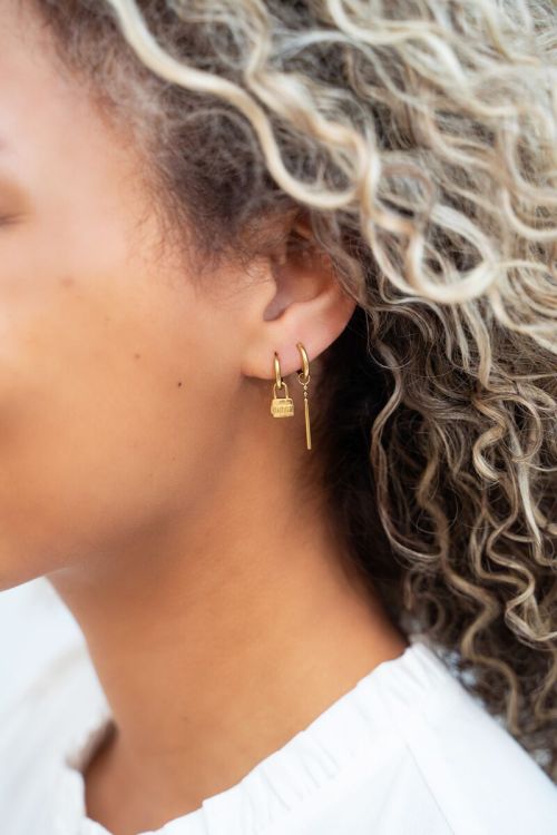 Earrings dots & bar | Earrings | My Jewellery