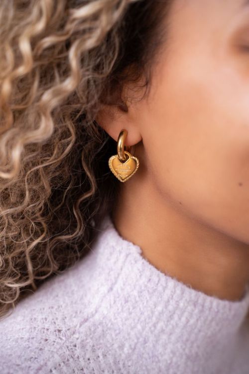 Candy oorringen met grote harten | My Jewellery