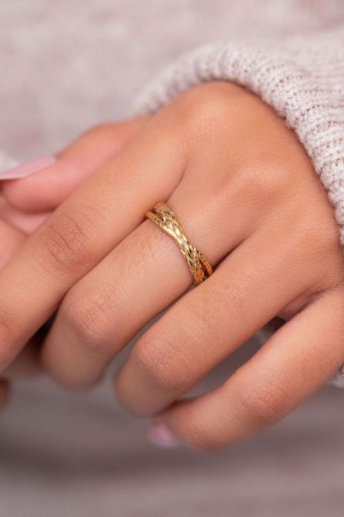 Ring met gedraaid patroon | My Jewellery