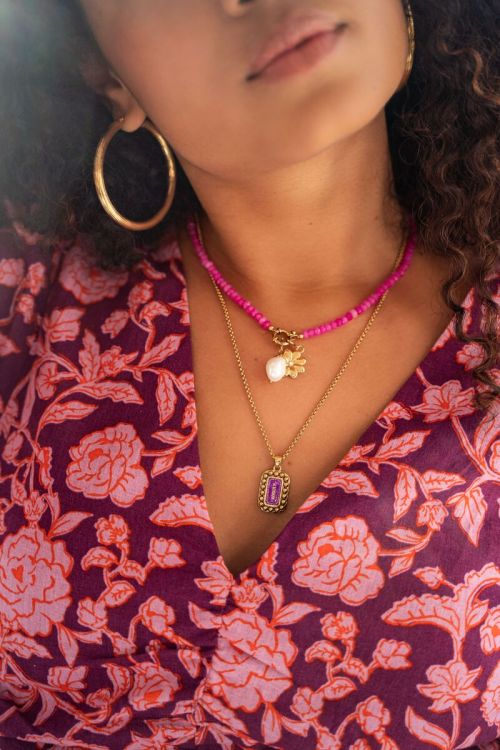 Bold Spirit ketting paarse amour bedel | My Jewellery