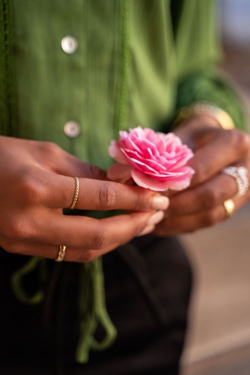 Bague avec sphères