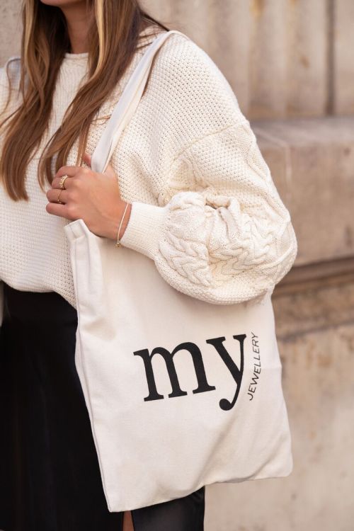 Beige My Jewellery tote bag | My Jewellery