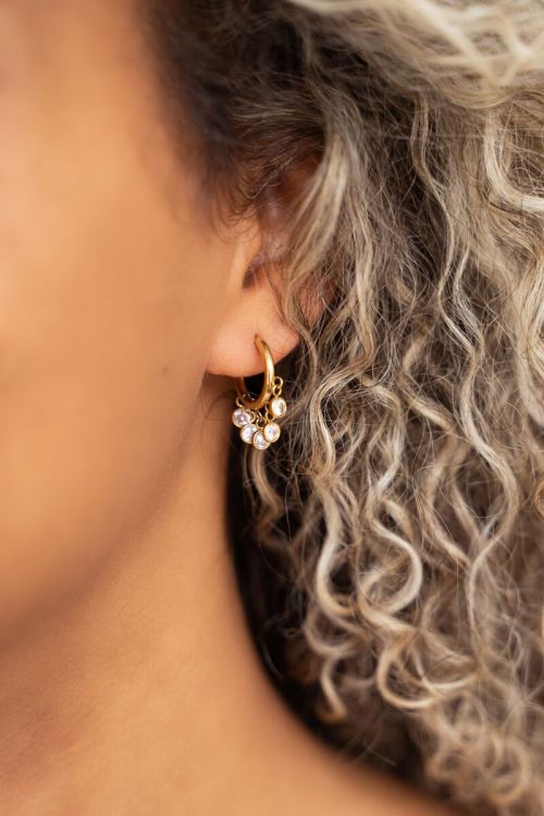 Small deals clear earrings