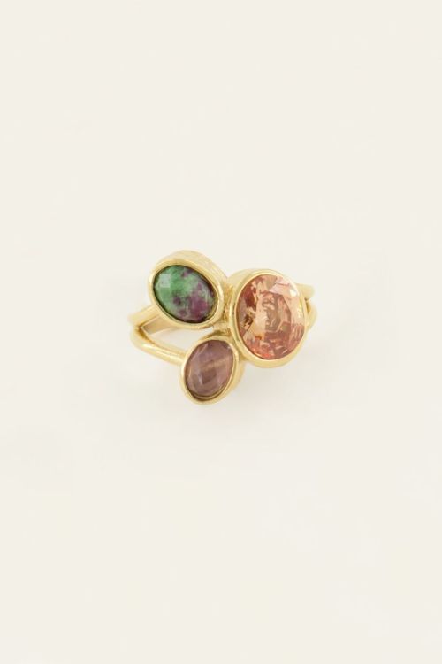 Ring champagne zirkonia | My Jewellery